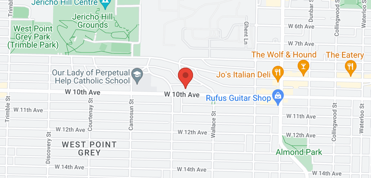 map of 3983 W 10TH AVENUE